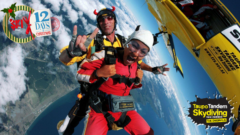 DAY 5:  Win with Taupo Tandem Skydive