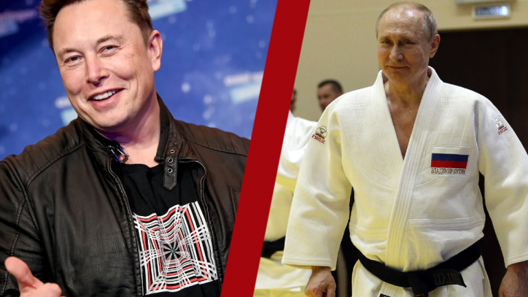 Elon Musk just challenged Vladimir Putin to a fight!