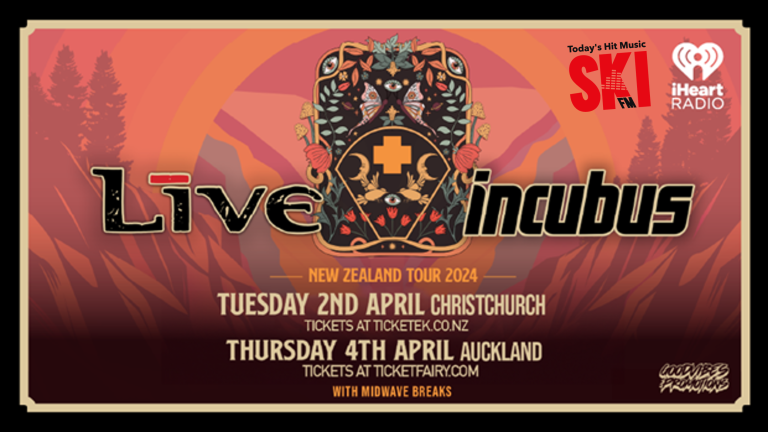 WIN a double pass to +LIVE+ and INCUBUS | April 2024
