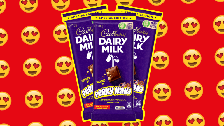 Cadbury’s dropping a new ‘Perky Nana’ block