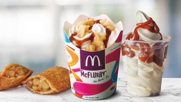 Maccas has combined Apple Pies and McFlurrys