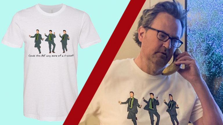 Matthew Perry launches his own ‘Friends’ Merch!