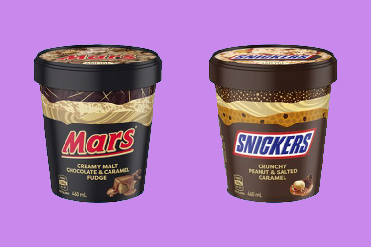 Mars and Snickers Ice Cream Tubs are REAL!