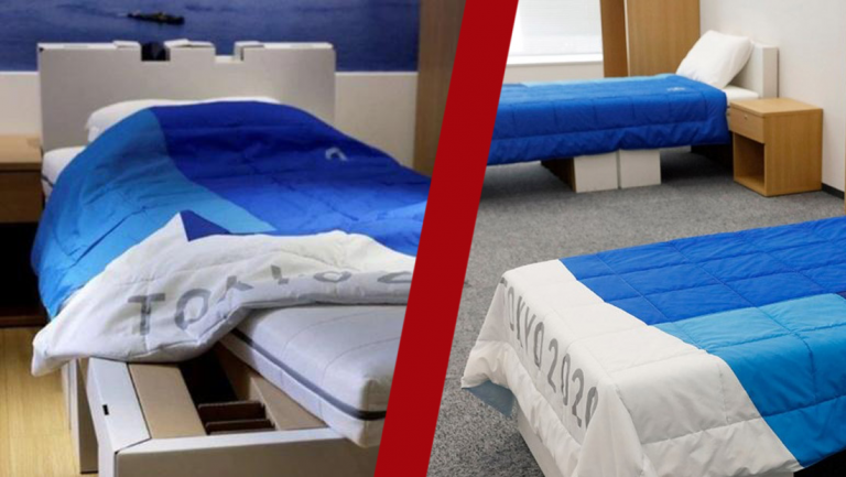 Apparently the Olympic Athletes have been given Anti-Sex beds