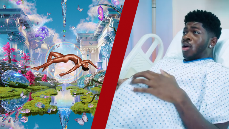 Lil Nas X releases video which shows him ‘giving birth’ to his debut album “Montero”